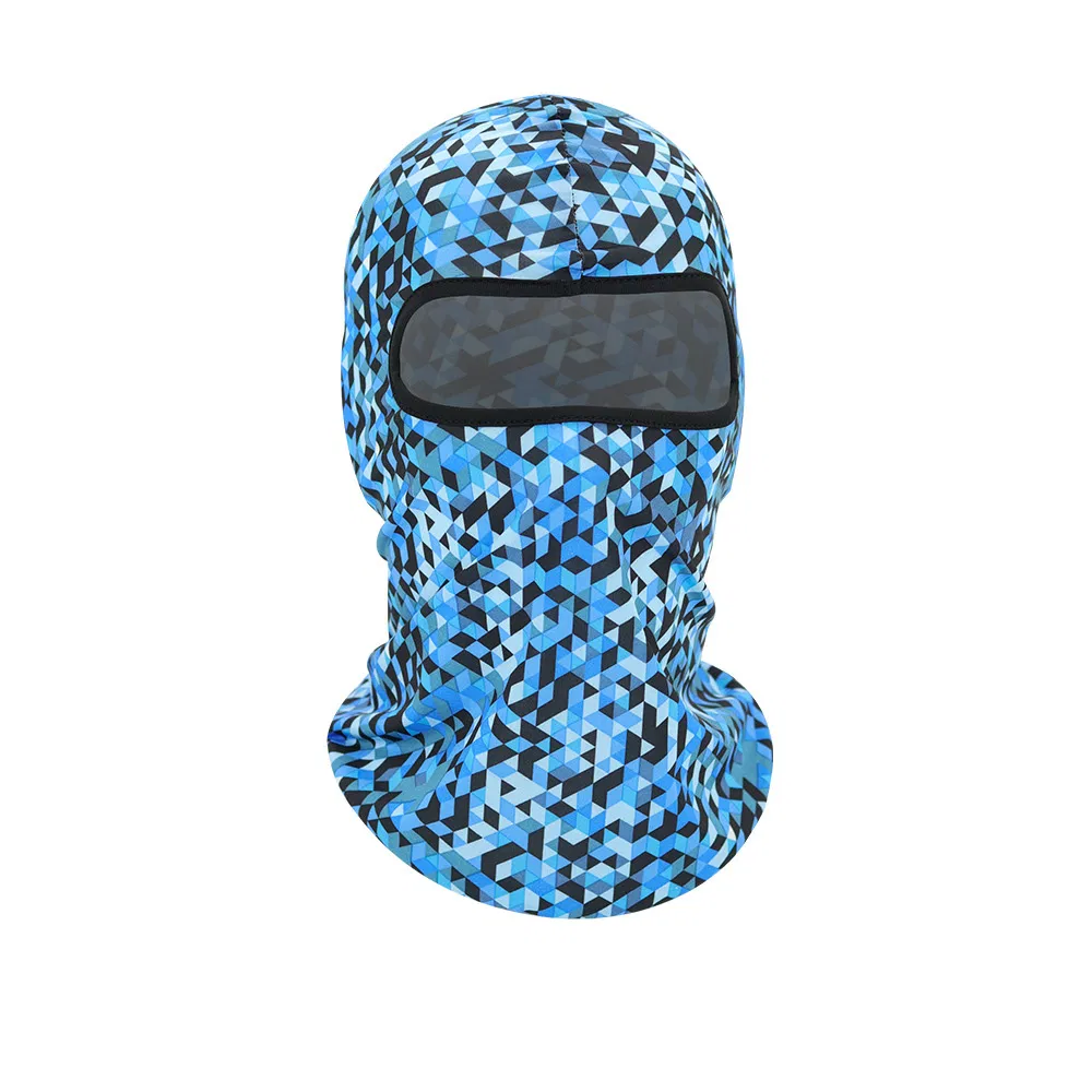 工厂舒适防风一孔迷彩滑雪面罩时尚帽子巴拉克拉瓦