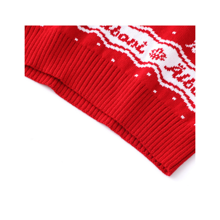 秋冬新款女装&amp;prime;S毛衣圣诞圆领加厚Milu鹿编毛衣