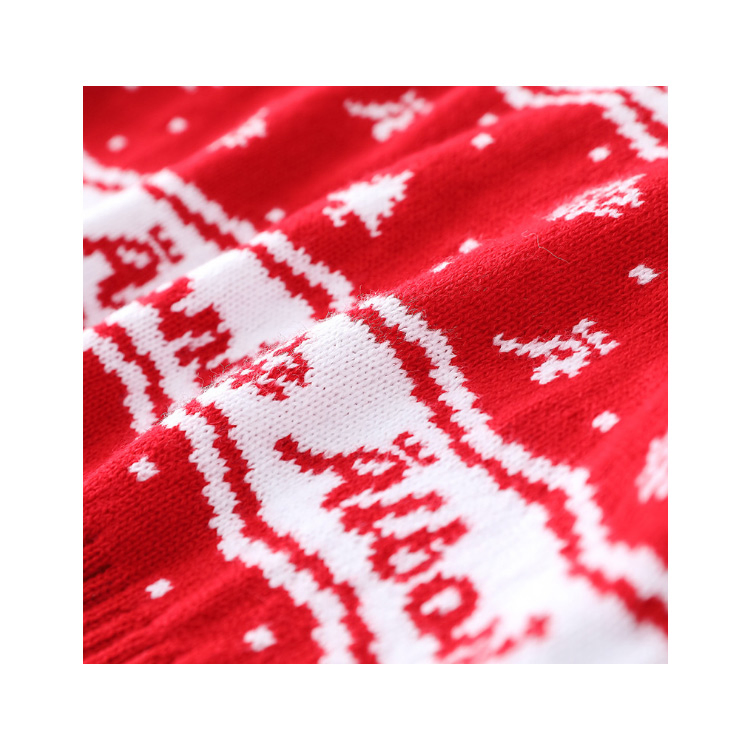 秋冬新款女装&amp;prime;S毛衣圣诞圆领加厚Milu鹿编毛衣