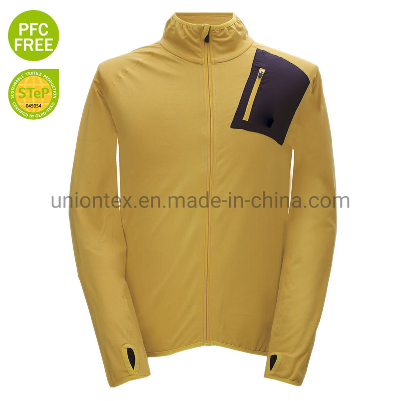 跑夹克压缩Powerfleece回收织物