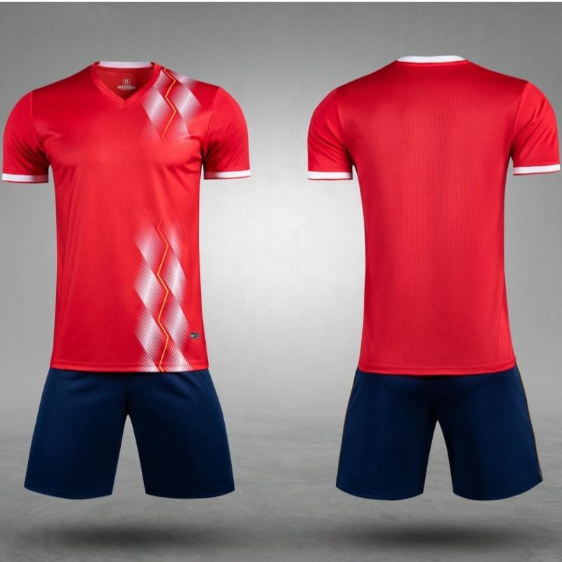 2025热卖素色设计足球球衣男子泰国足球球衣