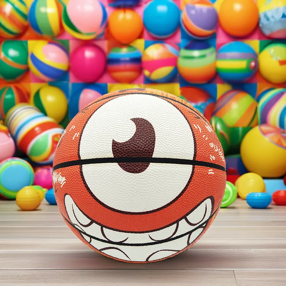 个性化多彩喷漆篮球创意球迷