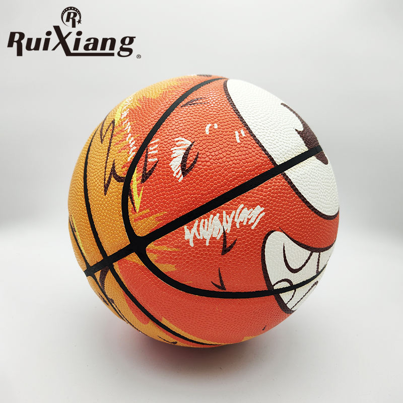 个性化多彩喷漆篮球创意球迷