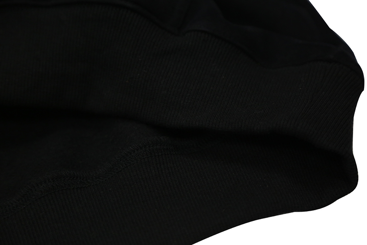 Healong时尚风格休闲连帽衫批发男士空白运动服定制黑色连帽衫运动衫