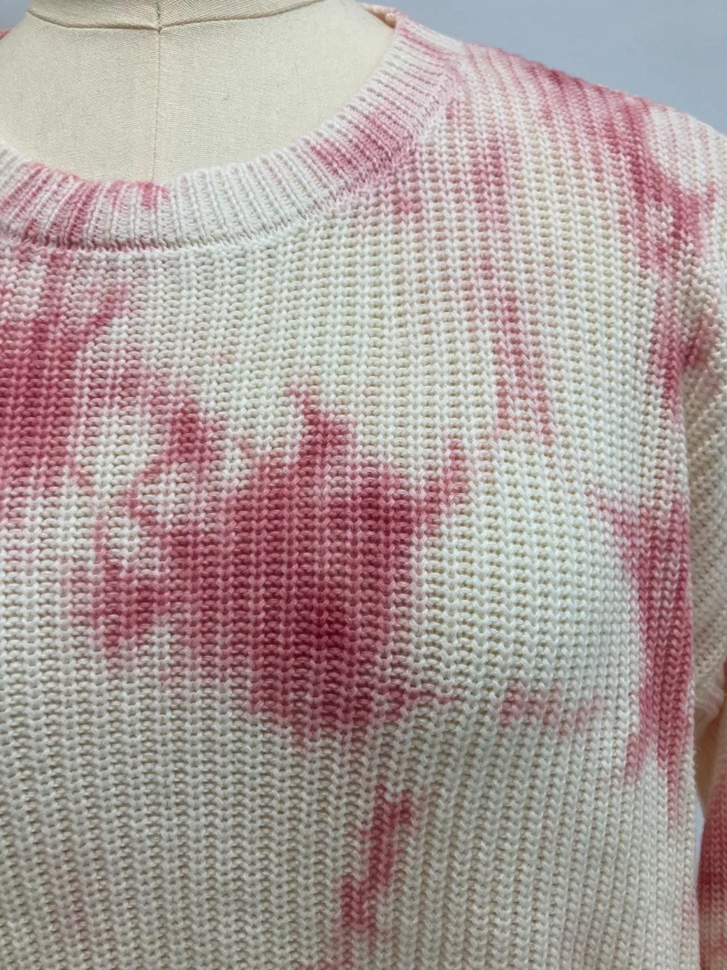 女士针织品钩针针织轻质针织棉毛衣