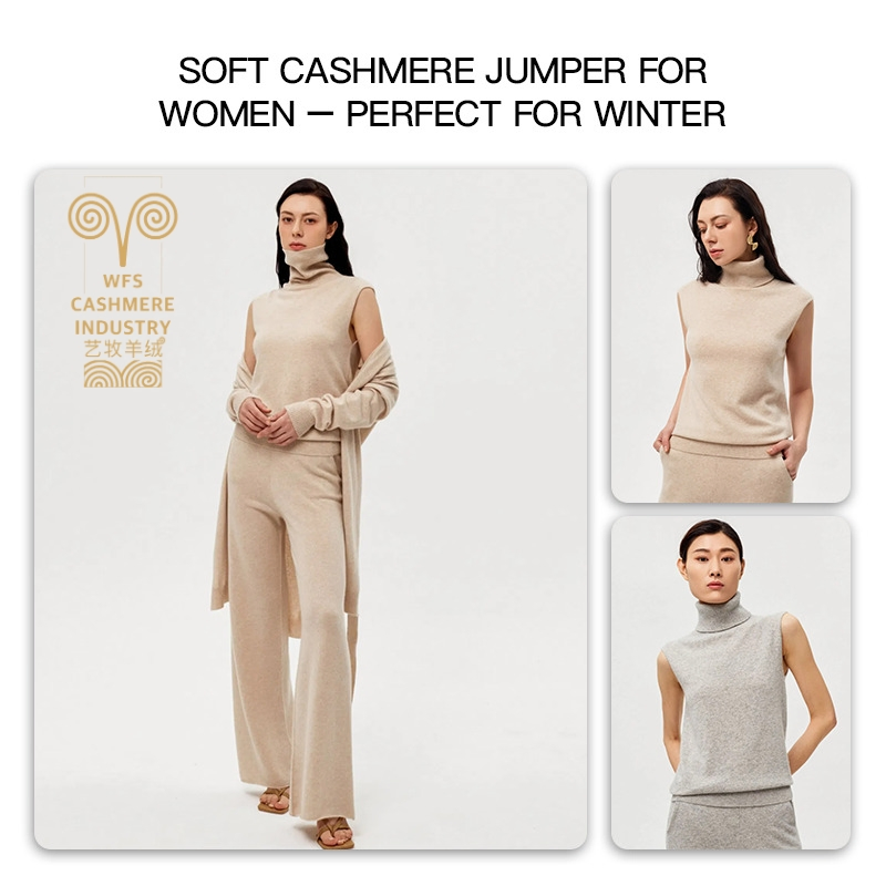 妇女&功放;总理;S羊绒背心100%羊绒衫无袖跳线时尚毛衣厂直接