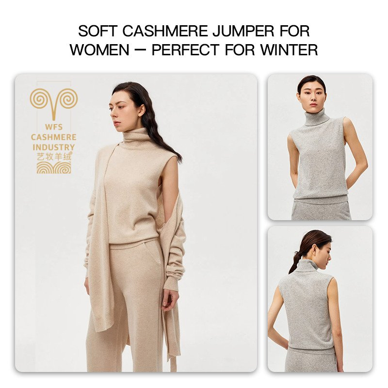 妇女&功放;总理;S羊绒背心100%羊绒衫无袖跳线时尚毛衣厂直接