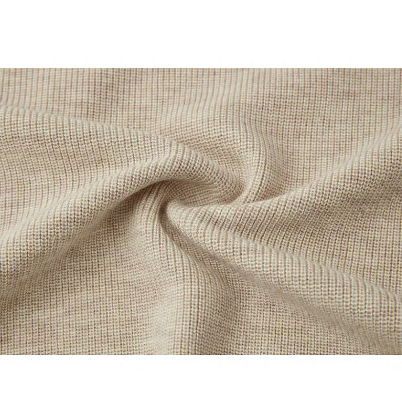 底色1/2开襟羊毛衫针织男士&amp;prime;S Crewneck开襟羊毛衫宽松套头衫