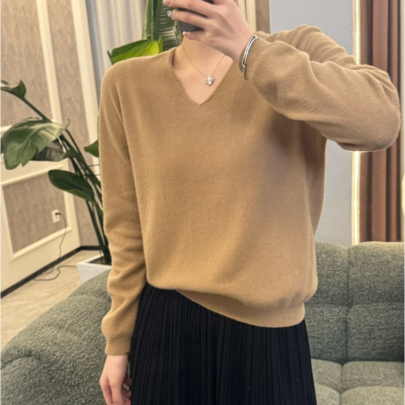 中国OEM100%羊毛薄时尚毛衣女士