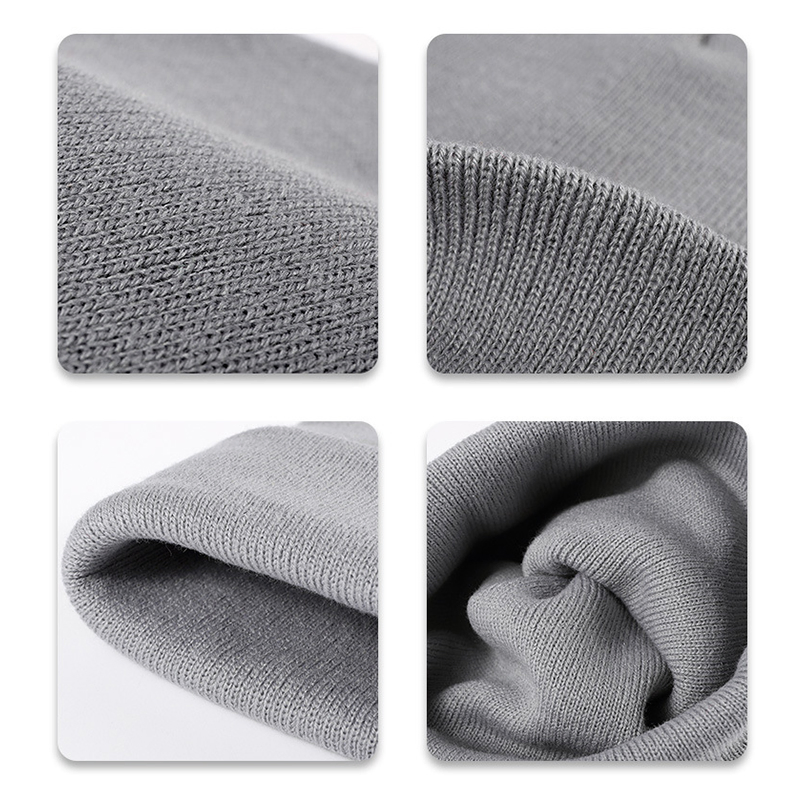 高品质空白丙烯酸温暖针织冬帽刺绣定制豆豆与标志