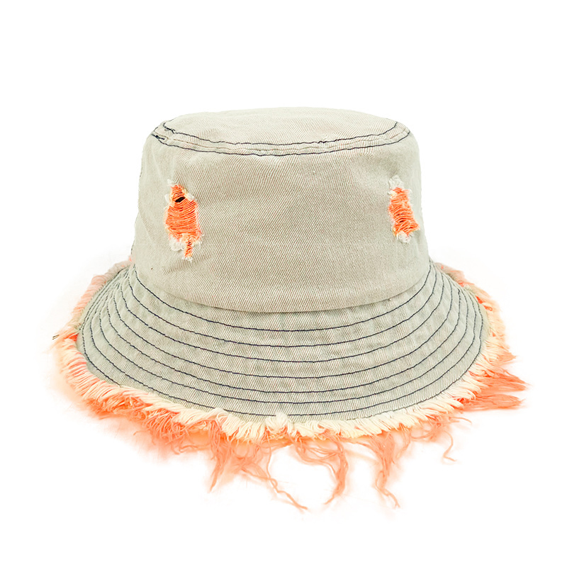 定制男士女士复古休闲桶户外防晒盆帽渔夫帽