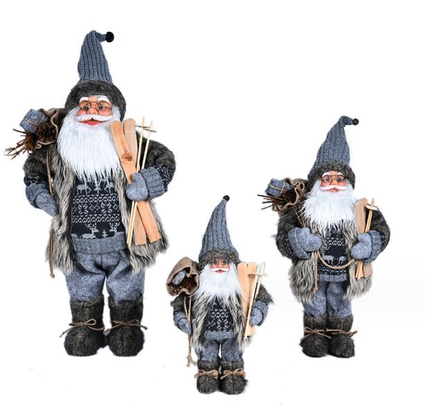 电动圣诞玩具圣诞树摇摆圣诞老人帽子电动攀爬圣诞老人玩具装饰品