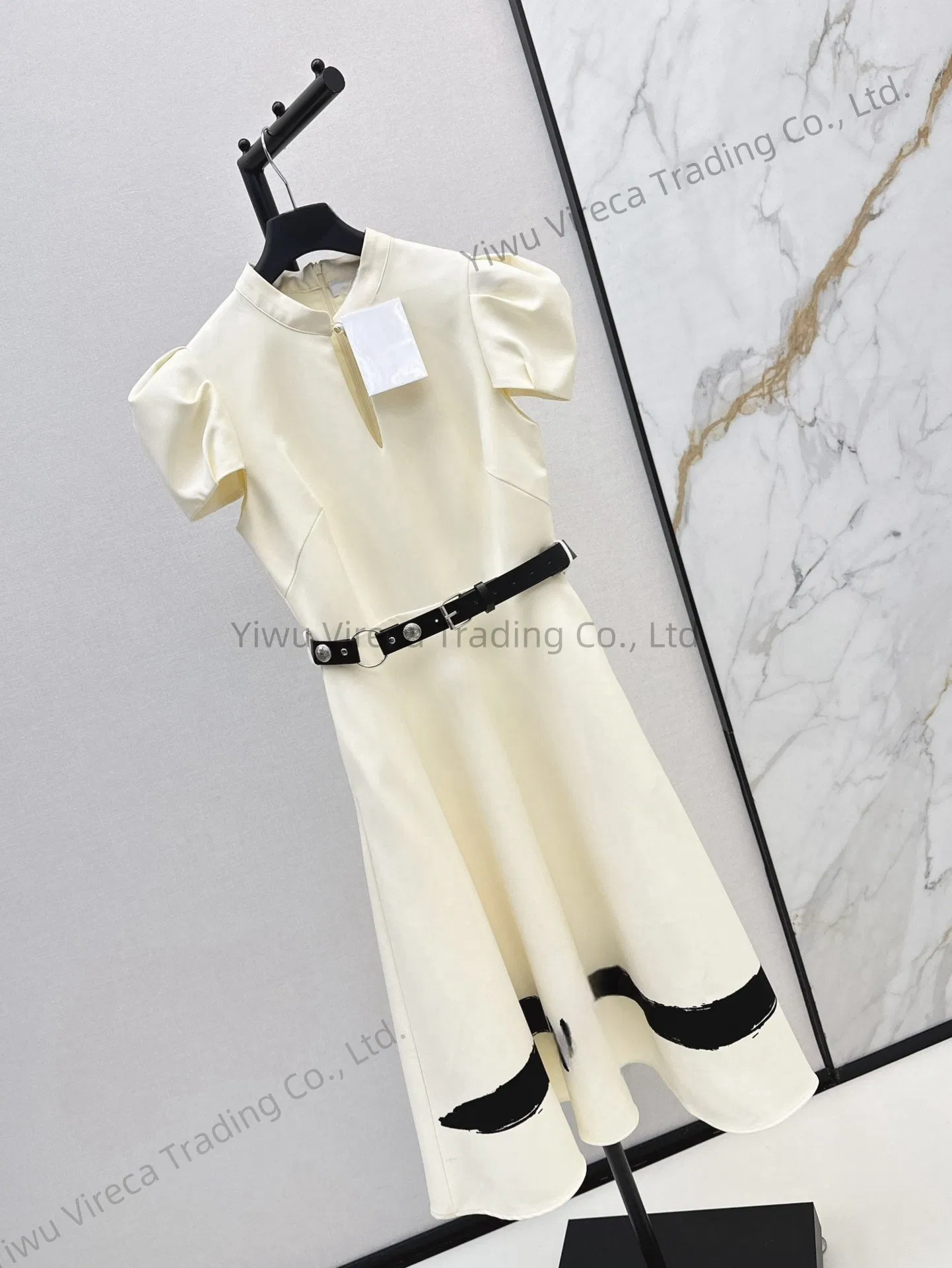 豪华设计师礼服原1：1复制品网上商店批发复制品品牌更便宜的广东针织女士更甜的时尚女士长裙