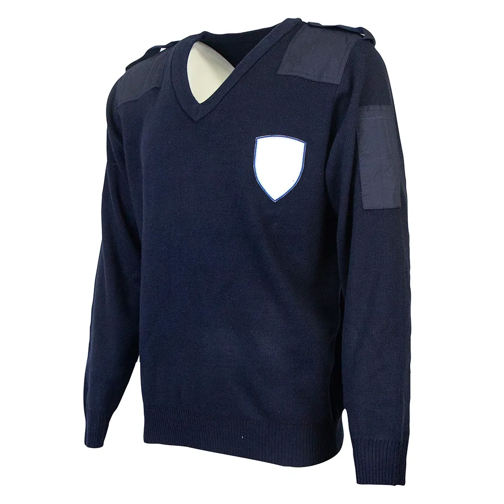 制造商定制男士标志套头衫剪边羊毛棉男&amp;prime;S毛衣套头衫