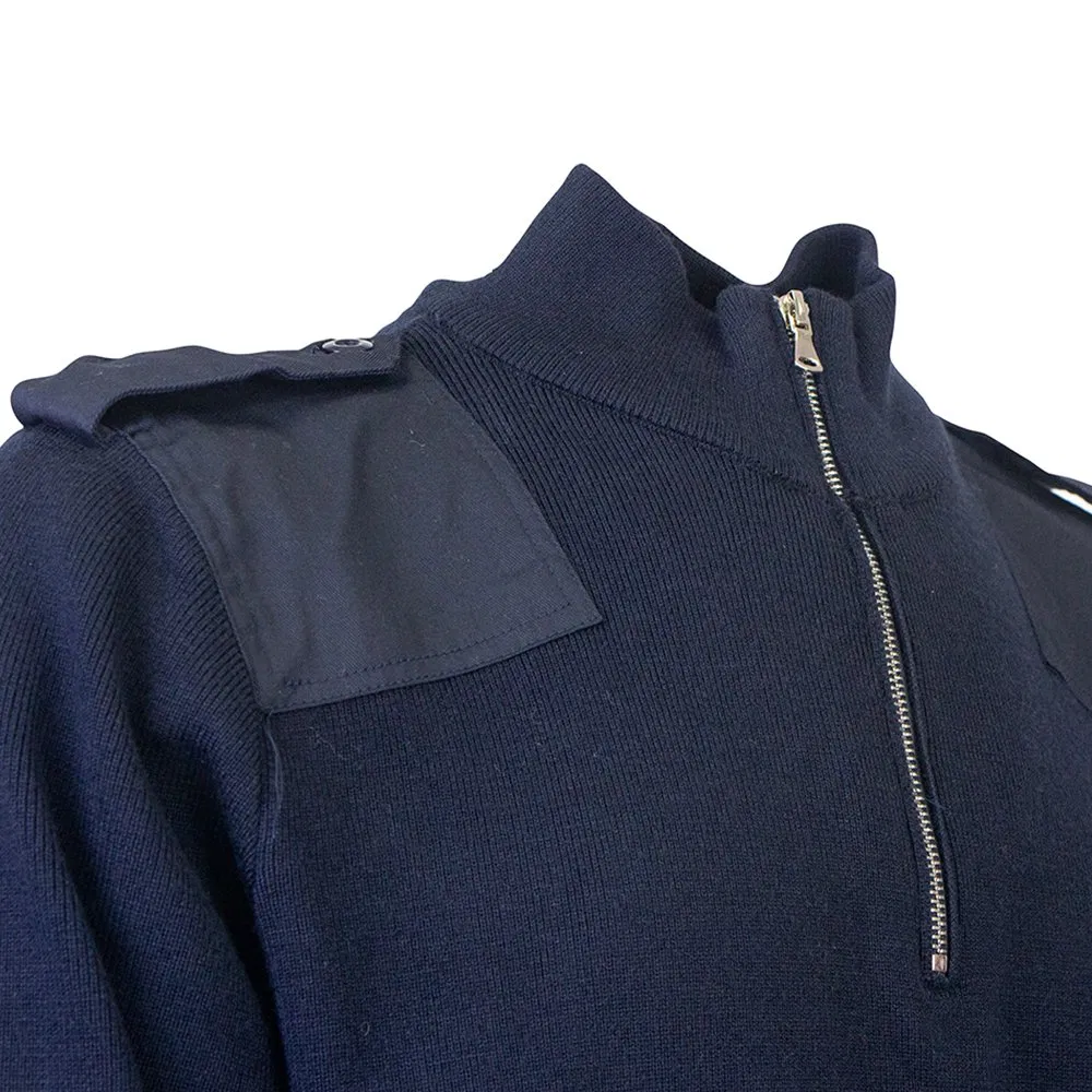 立领毛衣保安毛衣拉链立领针织毛衣