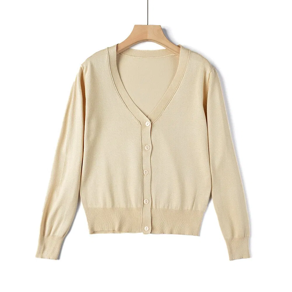 定制针织按钮多色工厂羊毛衫妇女毛衣