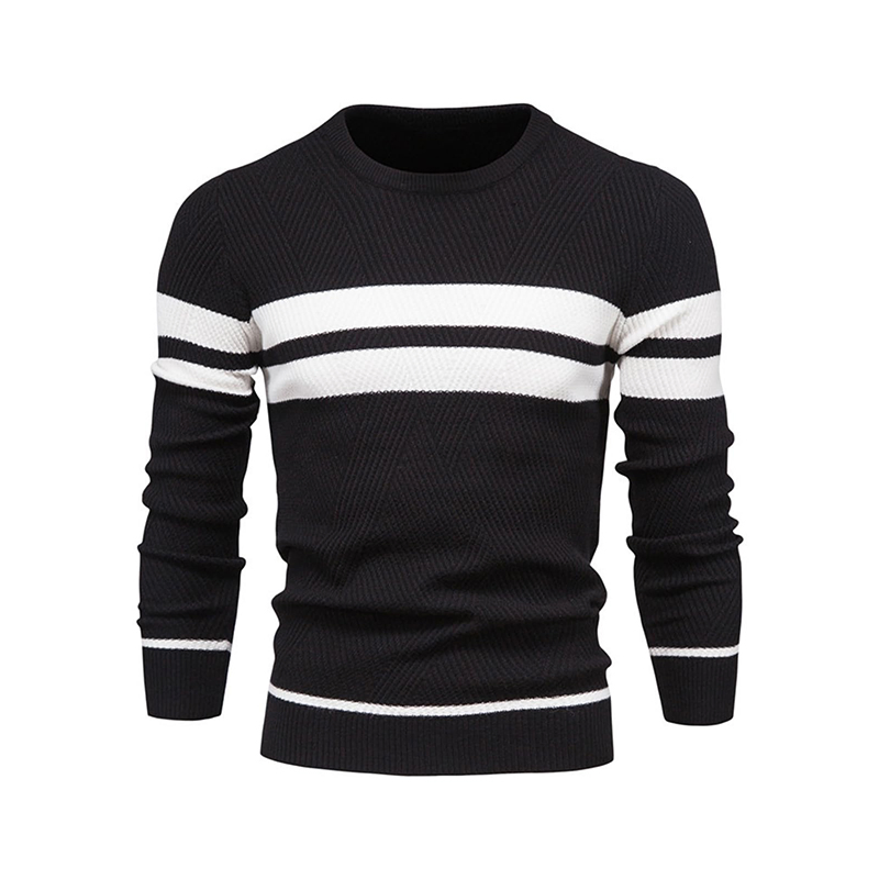 男士高品质针织长袖休闲毛衣