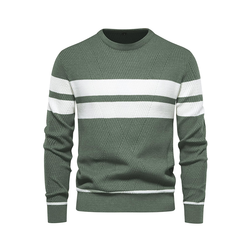 男士高品质针织长袖休闲毛衣