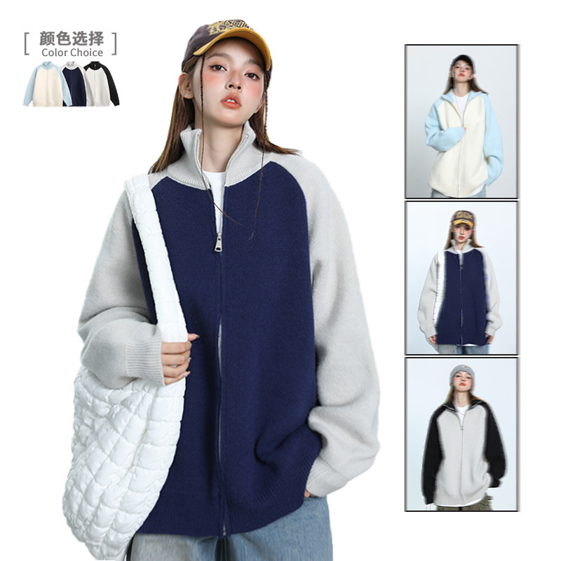 服装服装Ropa De Hombre拉链开衫夹克男士&prime;S纯色运动夹克连帽衫Swearter