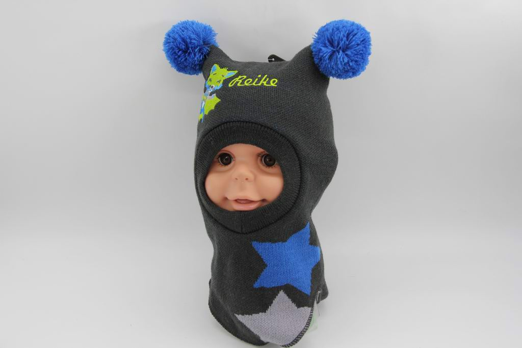 婴儿鸟针织巴拉克拉瓦头盔-婴儿舒适的冬帽