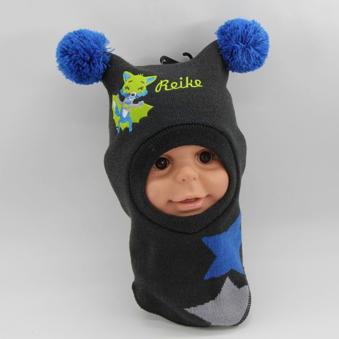 婴儿鸟针织巴拉克拉瓦头盔-婴儿舒适的冬帽