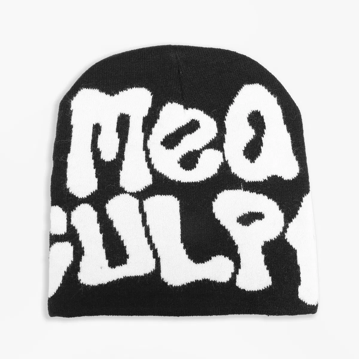 批发定制刺绣标志无精打采提花戈拉斯冬季针织帽