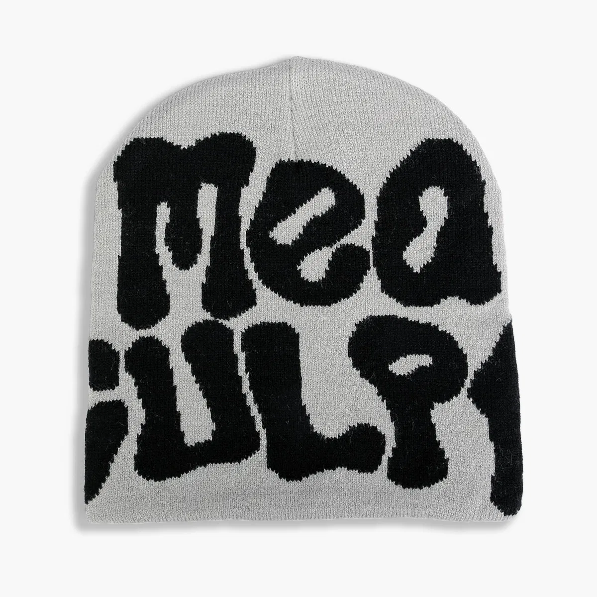 批发定制刺绣标志无精打采提花戈拉斯冬季针织帽